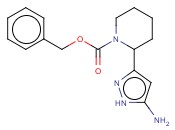 BENZYL 2-(5-AMINO-1H-PYRAZOL-3-YL)PIPERIDINE-1-CARBOXYLATE