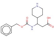3-(N-苄氧羰基-4-<span class='lighter'>哌啶</span>基)-3-<span class='lighter'>氨基</span>丙酸