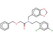ACETAMIDE, N-(1,3-BENZODIOXOL-5-YLMETHYL)-N-[2-(2,4-DICHLOROPHENYL)ETHYL]-2-(PHENYLMETHOXY)-