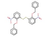 BIS(2-BENZYLOXY-3-NITROPHENYL)<span class='lighter'>DISULFIDE</span>