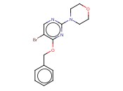 4-(4-苄氧基-5-溴-2-嘧啶<span class='lighter'>基</span>)<span class='lighter'>吗</span><span class='lighter'>啉</span>