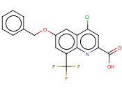 6-BENZYLOXY-4-CHLORO-8-TRIFLUOROMETHYLQUINOLINE-2-CARBOXYLIC ACID