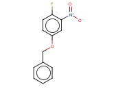 4-苄氧-1-<span class='lighter'>氟</span>-2-<span class='lighter'>硝基苯</span>
