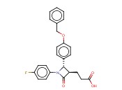 (3R,4S)-1-(4-氟苯基)-2-氧代-4-[4-(苄氧基)苯基]-3-<span class='lighter'>氮</span><span class='lighter'>杂</span><span class='lighter'>环</span><span class='lighter'>丁烷</span>丙酸