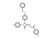 (<span class='lighter'>3R</span>,4S)-4-[4-(BENZYLOXY)PHENYL]-1-(4-<span class='lighter'>FLUOROPHENYL</span>)-3-[3-(4-<span class='lighter'>FLUOROPHENYL</span>)-3-OXOPROPYL]<span class='lighter'>AZETIDIN-2-ONE</span>