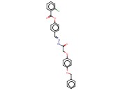 4-(2-((4-(BENZYLOXY)PHENOXY)ACETYL)CARBOHYDRAZONOYL)PHENYL <span class='lighter'>2-CHLOROBENZOATE</span>