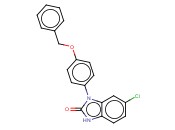 1,3-DIHYDRO-6-CHLORO-1-(4-(PHENYLMETHOXY)PHENYL)-2H-BENZIMIDAZOL-2-ONE