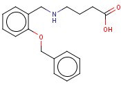 4-(2-BENZYLOXY-BENZYLAMINO)-<span class='lighter'>BUTYRIC</span> ACID