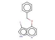 3-IODO-4-BENZYLOXY-7-<span class='lighter'>AZAINDOLE</span>