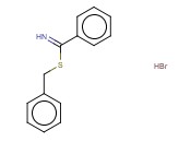 BENZYL BENZIMIDOTHIOATE <span class='lighter'>HYDROBROMIDE</span>