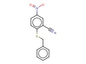 2-(苯甲基硫代)-5-<span class='lighter'>硝基苯</span><span class='lighter'>甲</span><span class='lighter'>腈</span>