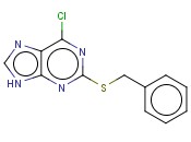 2-BENZYLSULFANYL-6-<span class='lighter'>CHLORO</span>-9H-PURINE