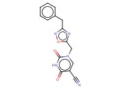 1-(3-BENZYL-[1,2,4]OXADIAZOL-5-YLMETHYL)-2,4-DIOXO-1,2,3,4-TETRAHYDRO-PYRIMIDINE-5-CARBONITRILE
