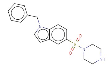 1-BENZYL-5-(PIPERAZIN-1-YLSULFONYL)-1H-INDOLE