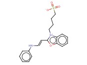 2-(2-ANILINOVINYL)-3-(4-SULFOBUTYL)BENZOXAZOLIUM BETAINE