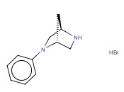 (1S,4S)-(？)-2-(4-氯苯基)-2,5-二氮杂二环[2.2.1]硅烷<span class='lighter'>氢溴酸盐</span>