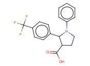 1-PHENYL-2-(4-(TRIFLUOROMETHYL)PHENYL)PYRROLIDINE-3-CARBOXYLIC ACID