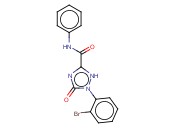1-(2-BROMOPHENYL)-2,5-DIHYDRO-5-OXO-1H-1,2,4-TRIAZOLE-3-CARBOXYLIC ACID PHENYLAMIDE