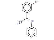 2-(<span class='lighter'>3-BROMOPHENYL</span>)-2-(PHENYLAMINO)ACETONITRILE