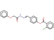 4-((2-(2-PHENOXYACETYL)HYDRAZONO)METHYL)PHENYL <span class='lighter'>2-CHLOROBENZOATE</span>