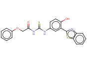 N-(([3-(1,3-BENZOTHIAZOL-2-YL)-4-HYDROXYPHENYL]AMINO)CARBONOTHIOYL)-2-PHENOXYACETAMIDE
