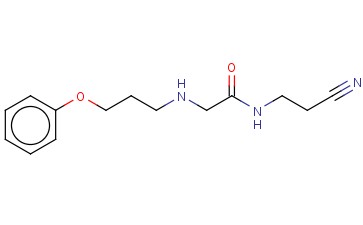N-(2-CYANOETHYL)-2-[(3-PHENOXYPROPYL)AMINO]ACETAMIDE