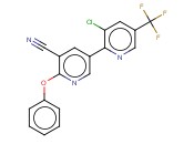 2-PHENOXY-5-(3-CHLORO-5-TRIFLUOROMETHYL-2-PYRIDYL)-3-<span class='lighter'>CYANOPYRIDINE</span>