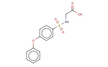 2-([(4-PHENOXYPHENYL)SULFONYL]AMINO)ACETIC ACID
