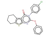 3-(4-CHLOROPHENYL)-2-PHENOXY-5,6,7,8-TETRAHYDROBENZO[4,5]THIENO[2,3-D]PYRIMIDIN-4(3H)-ONE