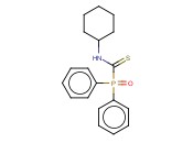 N-CYCLOHEXYLOXO(<span class='lighter'>DIPHENYL</span>)PHOSPHORANECARBOTHIOAMIDE