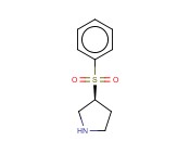(3S)-3-(<span class='lighter'>BENZENESULFONYL</span>)PYRROLIDINE
