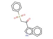 1 - （吲哚-3 -<span class='lighter'>基</span>）-2 - （苯<span class='lighter'>磺</span><span class='lighter'>酰</span><span class='lighter'>基</span>）乙酮