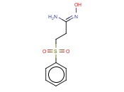 3-BENZENESULFONYL-N-HYDROXY-PROPIONAMIDINE