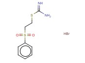 2-(BENZENESULFONYL)ETHYL CARBAMIMIDOTHIOATE <span class='lighter'>HYDROBROMIDE</span>