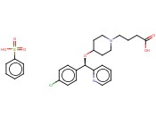 BENZENESULFONIC ACID, 4-[4-[(R)-(4-<span class='lighter'>CHLOROPHENYL</span>)-PYRIDIN-2-YLMETHOXY]PIPERIDIN-1-YL]<span class='lighter'>BUTANOIC</span> ACID