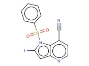 1-(PHENYLSULFONYL)-7-CYANO-2-IODO-4-AZAINDOLE