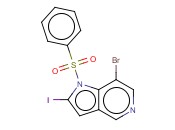 1-(PHENYLSULFONYL)-7-BROMO-2-IODO-5-AZAINDOLE