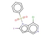 1-(PHENYLSULFONYL)-7-CHLORO-2-IODO-5-AZAINDOLE
