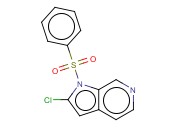 1-(PHENYLSULFONYL)-2-CHLORO-6-<span class='lighter'>AZAINDOLE</span>