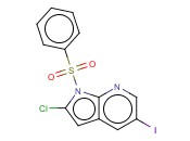 2-CHLORO-5-IODO-1-(PHENYLSULFONYL)-1H-PYRROLO[2,3-B]PYRIDINE