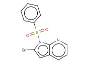 1-(PHENYLSULPHONYL)-2-BROMO-7-<span class='lighter'>AZAINDOLE</span>