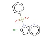 1-(PHENYLSULPHONYL)-2-CHLORO-7-<span class='lighter'>AZAINDOLE</span>