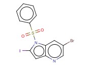 1-(PHENYLSULFONYL)-6-BROMO-2-IODO-4-AZAINDOLE