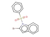 1-PHENYLSULFONYL-2-<span class='lighter'>BROMOINDOLE</span>