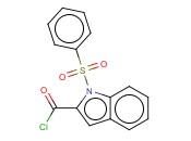 1-苯基磺酰-1H-<span class='lighter'>吲哚</span>-2-羰酰<span class='lighter'>氯</span>