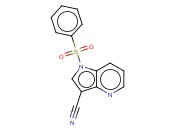3-CYANO-1-(PHENYLSULFONYL)-4-<span class='lighter'>AZAINDOLE</span>