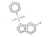 1-PHENYLSULFONYL-6-<span class='lighter'>BROMOINDOLE</span>