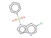 1-(PHENYLSULPHONYL)-6-CHLORO-4-<span class='lighter'>AZAINDOLE</span>