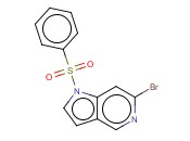 1-(PHENYLSULFONYL)-6-BROMO-5-<span class='lighter'>AZAINDOLE</span>