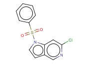 6-CHLORO-1-(PHENYLSULFONYL)-<span class='lighter'>5-AZAINDOLE</span>